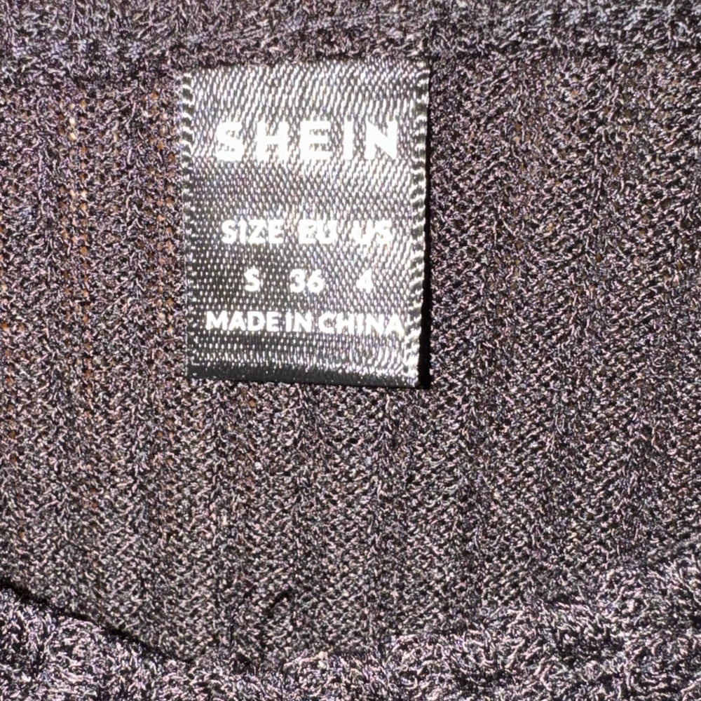 SHEIN Black Ribbed Off Shoulder Crop Top - Picture 2 of 12